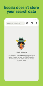 اسکرین شات برنامه Ecosia - Safe Internet Browser 6