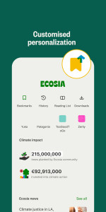 اسکرین شات برنامه Ecosia - Safe Internet Browser 7