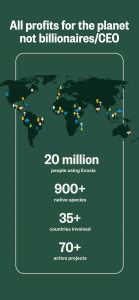 اسکرین شات 6 برنامه Ecosia: Search to plant trees