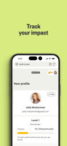 اسکرین شات 3 برنامه Ecosia: Search to plant trees