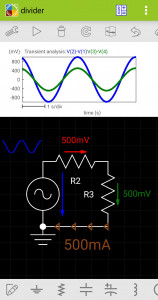 اسکرین شات برنامه Electric Circuit Studio 1