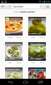 اسکرین شات برنامه Recipes & Nutrition 3