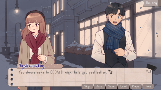 اسکرین شات بازی EDDA Cafe Visual Novel 2