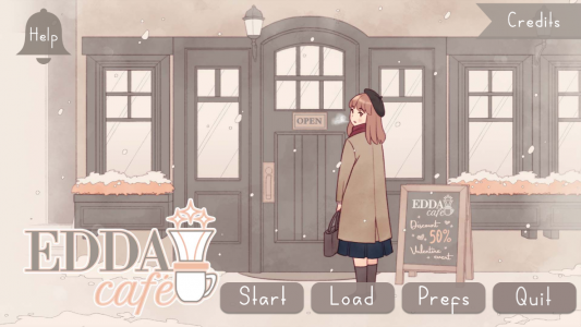 اسکرین شات بازی EDDA Cafe Visual Novel 1