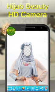 اسکرین شات برنامه Hijab Beauty HD Camera 3