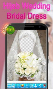 اسکرین شات برنامه Hijab Wedding Bridal Dress 8