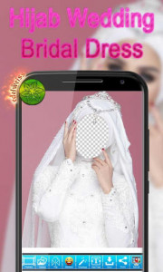 اسکرین شات برنامه Hijab Wedding Bridal Dress 3