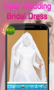 اسکرین شات برنامه Hijab Wedding Bridal Dress 5
