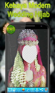 اسکرین شات برنامه Kebaya Modern Wedding Hijab 3