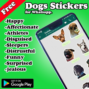 اسکرین شات برنامه 🐾 Best dogs Stickers and memes WAStickerApps 2020 1