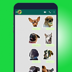 اسکرین شات برنامه 🐾 Best dogs Stickers and memes WAStickerApps 2020 5