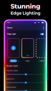 اسکرین شات برنامه Edge Lighting - Border Colors 3