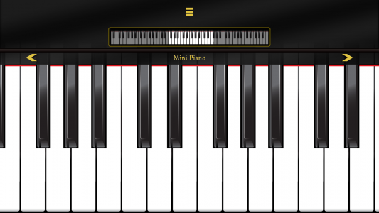 اسکرین شات برنامه Mini Piano ® 1