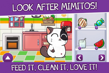 اسکرین شات بازی Mimitos Virtual Cat - Virtual Pet with Minigames 2