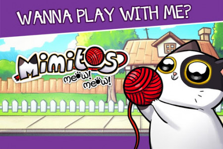 اسکرین شات بازی Mimitos Virtual Cat - Virtual Pet with Minigames 1