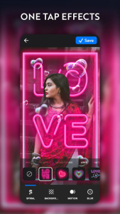 اسکرین شات 3 برنامه AI Photo Editor - Neon Effects