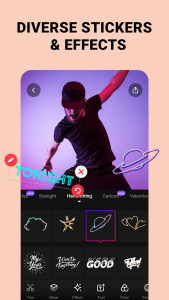 اسکرین شات 2 برنامه AI Photo Editor - Neon Effects