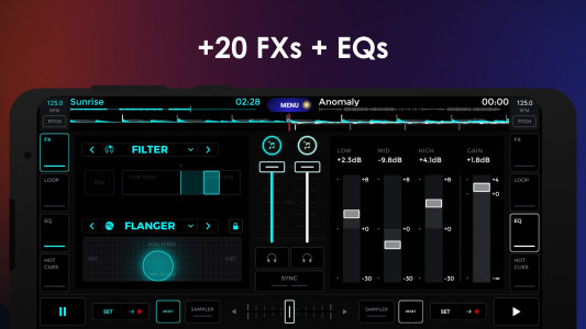 اسکرین شات 3 برنامه edjing Mix - Music DJ app