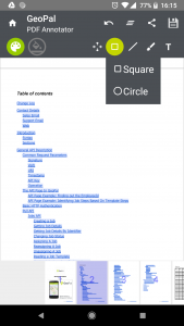 اسکرین شات برنامه GeoPal PDF Annotator 5