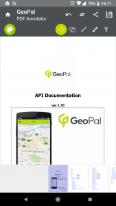 اسکرین شات برنامه GeoPal PDF Annotator 4