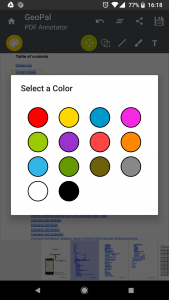 اسکرین شات برنامه GeoPal PDF Annotator 8