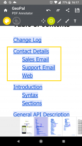 اسکرین شات برنامه GeoPal PDF Annotator 6