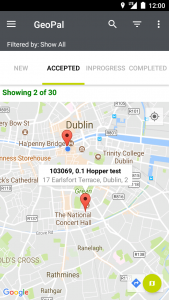 اسکرین شات 3 برنامه GeoPal Mobile Workforce Manage