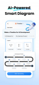 اسکرین شات 3 برنامه EdrawMax: AI Flowchart Diagram