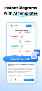 اسکرین شات 4 برنامه EdrawMax: AI Flowchart Diagram
