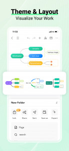 اسکرین شات برنامه EdrawMind: AI Mind map & Note 4