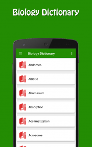 اسکرین شات 6 برنامه Biology Dictionary
