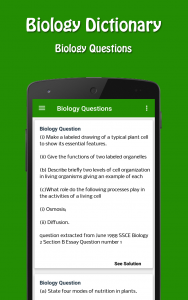 اسکرین شات 5 برنامه Biology Dictionary