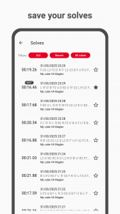 اسکرین شات 4 برنامه Cube Timer