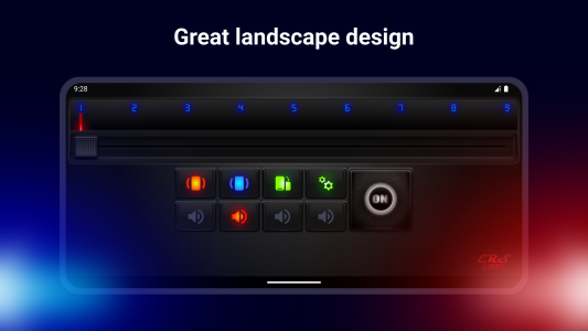 اسکرین شات 4 برنامه Police Lights Simulation