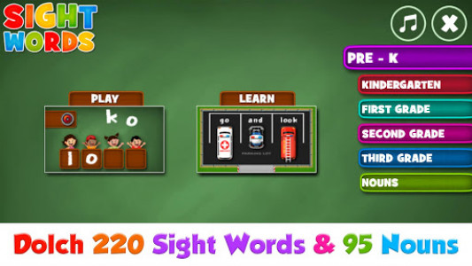 اسکرین شات بازی Sight Words  Pre-K to Grade-3 1