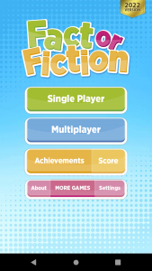 اسکرین شات 1 بازی Fact Or Fiction Quiz