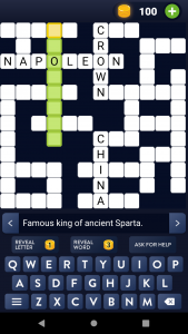 اسکرین شات 2 بازی Crossword Puzzles Word Game