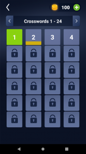 اسکرین شات 3 بازی Crossword Puzzles Word Game