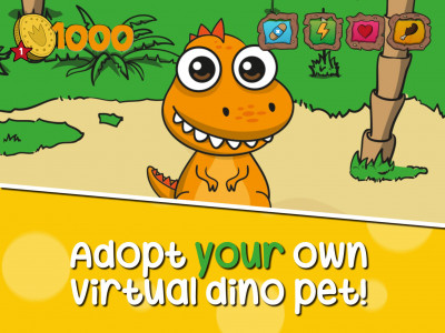 اسکرین شات بازی Virtual Pet: Dinosaur life 1