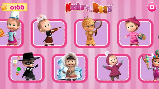 اسکرین شات بازی Masha and the Bear Mini Games 1