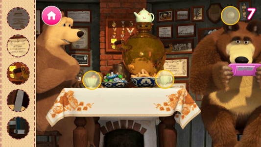 اسکرین شات بازی Masha and the Bear Mini Games 6