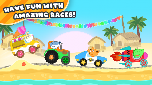 اسکرین شات بازی Racing Cars for kids 1