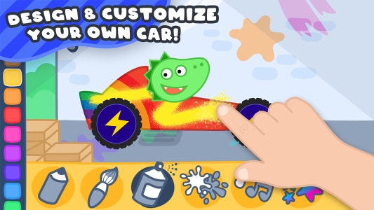 اسکرین شات 2 بازی Racing Cars for kids