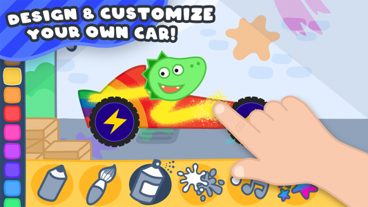 اسکرین شات بازی Racing Cars for kids 2