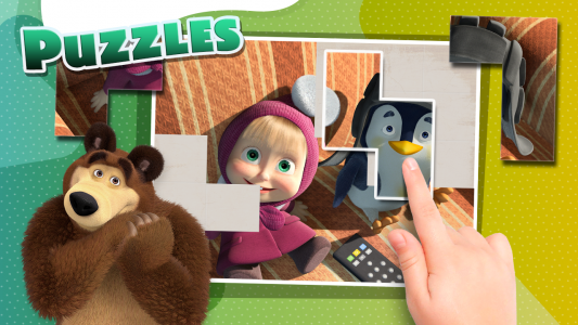 اسکرین شات بازی Masha and the Bear - Game zone 2