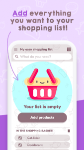 اسکرین شات برنامه My Easy Shopping List 4