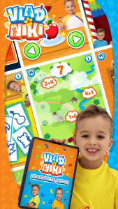 اسکرین شات بازی Vlad and Niki Educational Game 1