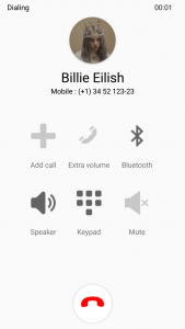 اسکرین شات برنامه Billie Eilish Fake Video Call 2