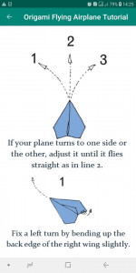 اسکرین شات برنامه Flying Paper Airplane Origami 3