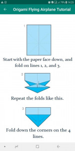اسکرین شات برنامه Flying Paper Airplane Origami 5